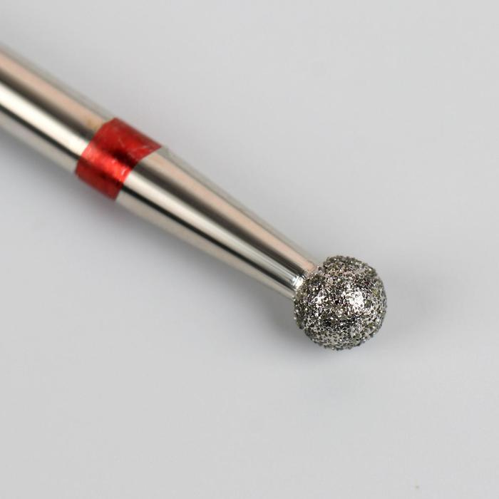Фреза алмазная для маникюра "Шар", мелкая зернистость, 3,1 мм  #1