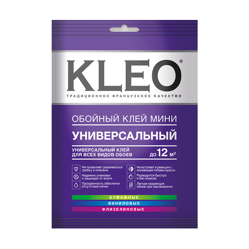 Клей KLEO MINI 12 Универсальный для Всех Видов Обоев, 1 шт #1