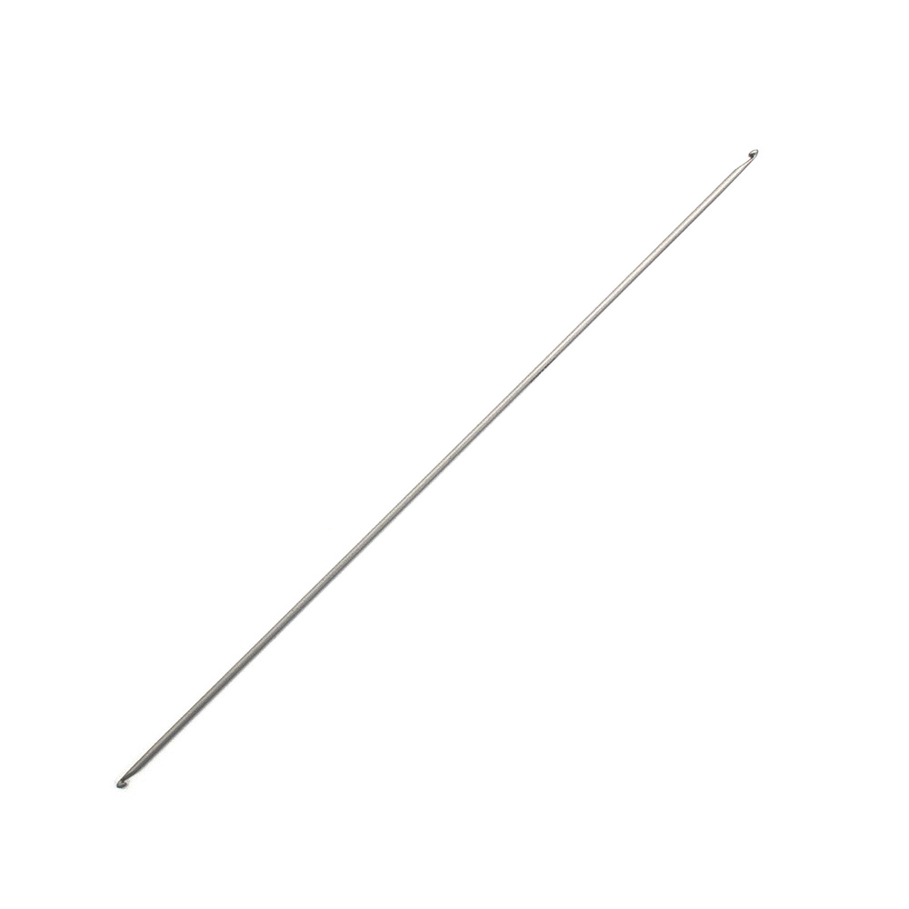 Крючок для вязания Pony тунисский двусторонний алюминиевый 2,50 мм*30 см, 43303  #1