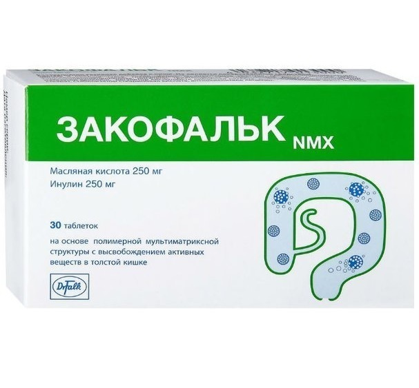 Закофальк NMX для восстановления микрофлоры кишечника, 30 таблеток массой 1,36 г  #1