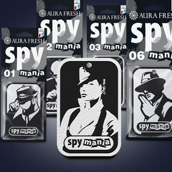 Ароматизатор подвесной (Babl gum/Бабл гам) "AURA FRESH" SPY MANIA, 23099 (1 шт.)  #1