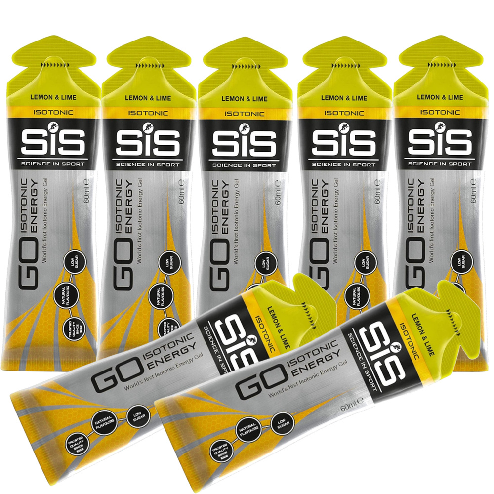 Энергетический гель SCIENCE IN SPORT (SiS) GO Isotonic Energy Gels 7 x 60 мл, Лимон-Лайм  #1