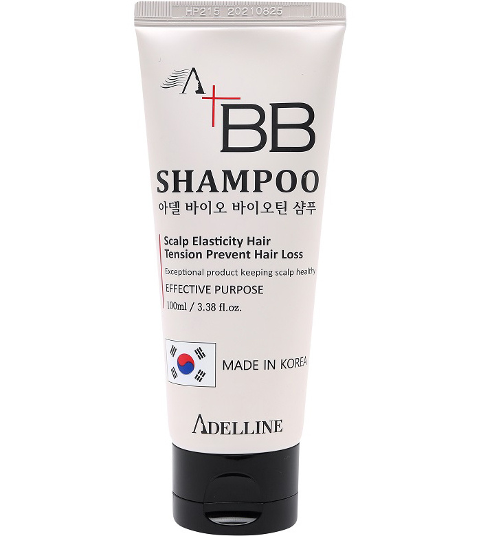 Adelline BB Shampoo BB шампунь против выпадения волос женский с биотином Корейский с экстрактом женьшеня #1