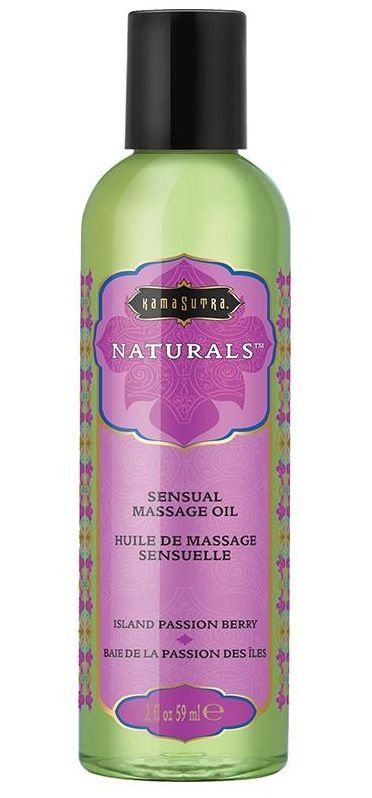 Массажное масло Naturals Island Passion Berry с ароматом тропических фруктов - 59 мл.  #1