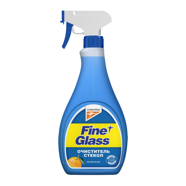 KANGAROO Fine glass - очиститель стекол ароматизированный (500 мл), 320119  #1