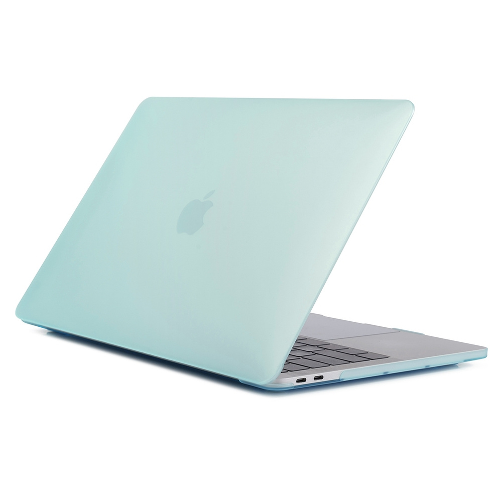 Чехол MacBook Pro 16 A2141 (2019) прозрачный пластик матовый бренд BRONKA (бирюзовый)  #1