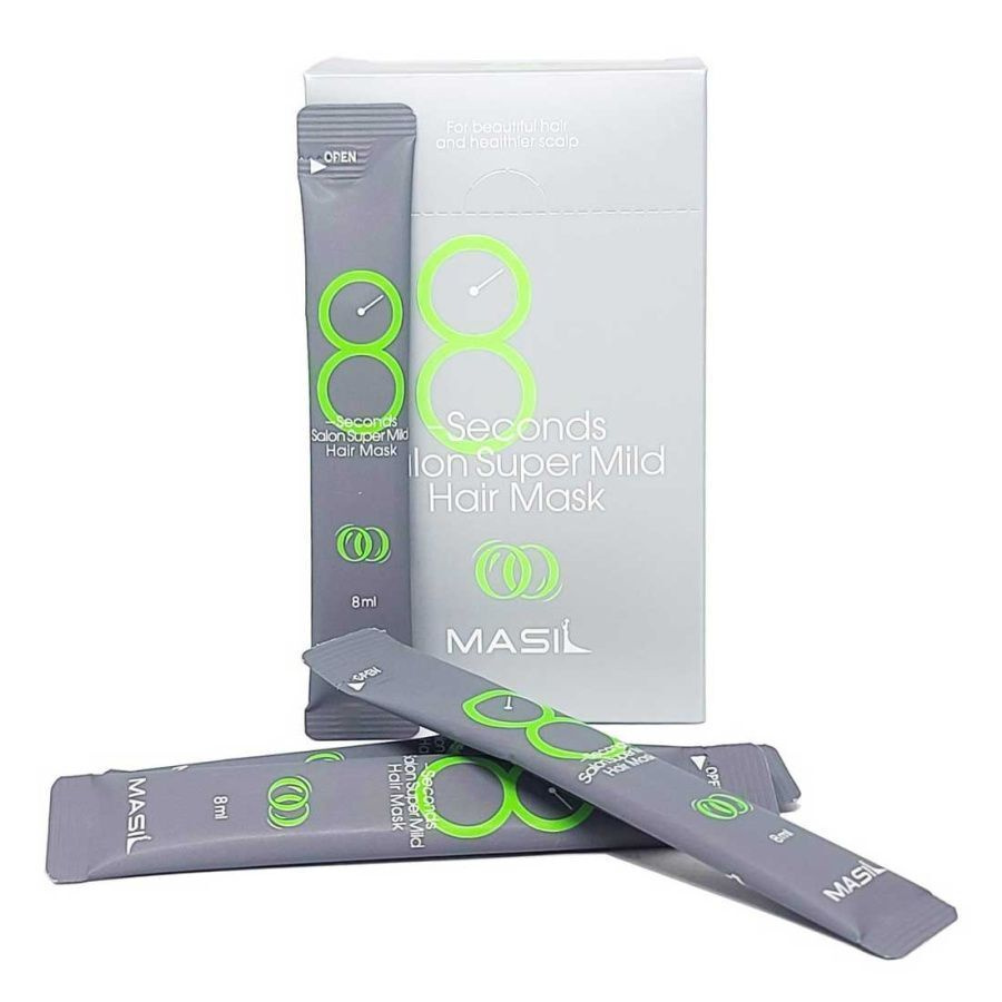 Masil Маска для ослабленных волос / 8 Seconds Salon Super Mild Hair Mask Stick Pouch, 8 мл*20 шт  #1