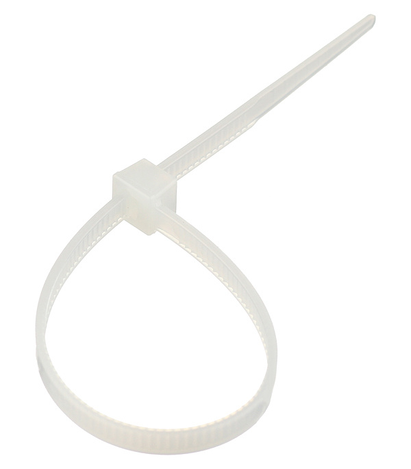 Стяжка кабельная Европартнер 150х3,5 мм нейлонoвая белая (100 шт.)  #1