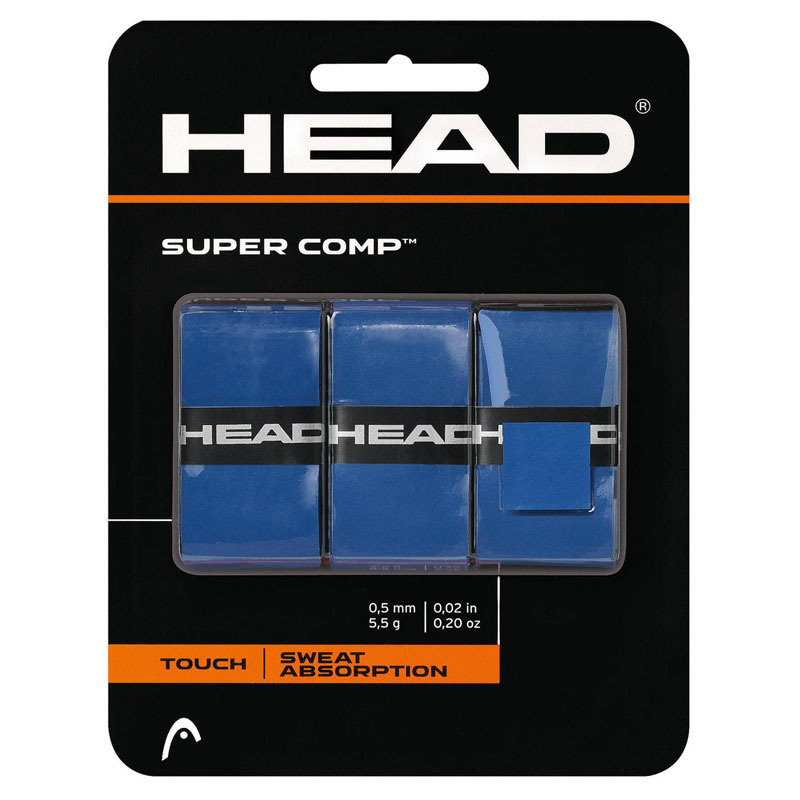 Овергрипы Head Super Comp 285088-BL, 3шт, синий #1