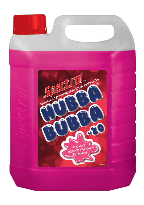 Стеклоомывающая жидкость SPECTROL Hubba Bubba -20 (с ароматом жевательной резинки) незамерзайка 4л  #1