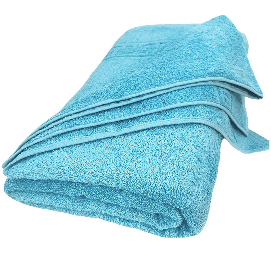 Полотенце банное TM Textile, Хлопок, 100x180 см, бирюзовый, 1 шт. #1