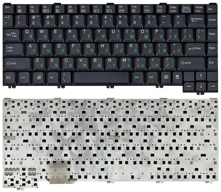 Клавиатура для ноутбука HP Compaq Presario 1200 1600 черная #1
