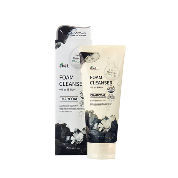 EKEL Foam Cleanser Charcoal Пенка для умывания с экстрактом древесного угля  #1