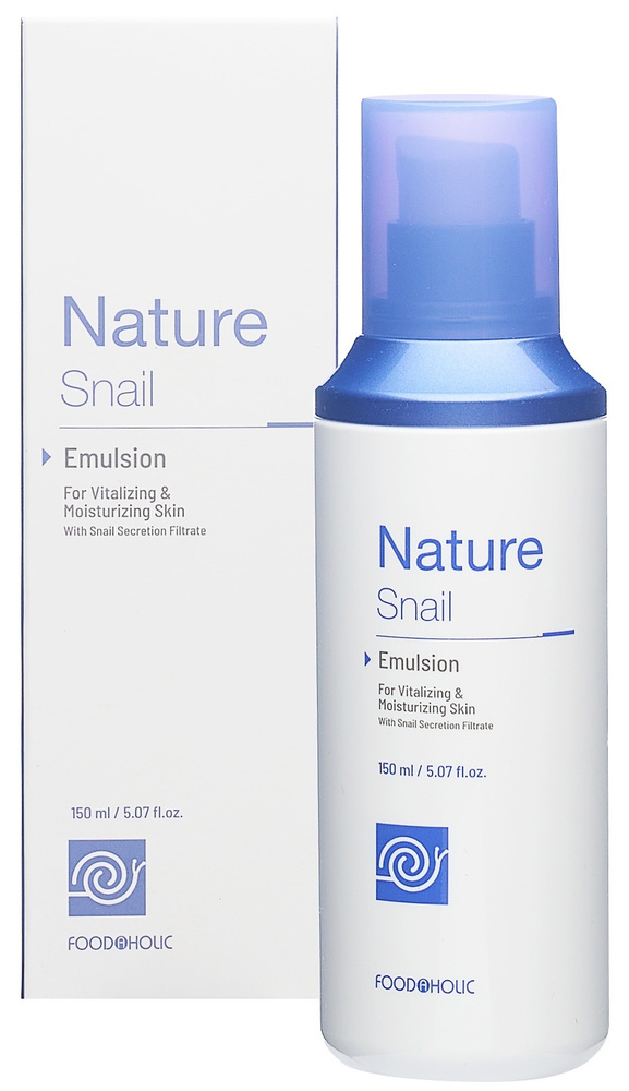 Эмульсия для лица восстанавливающая, с муцином улитки FOODAHOLIC NATURE SNAIL EMULSION, 150 мл.  #1