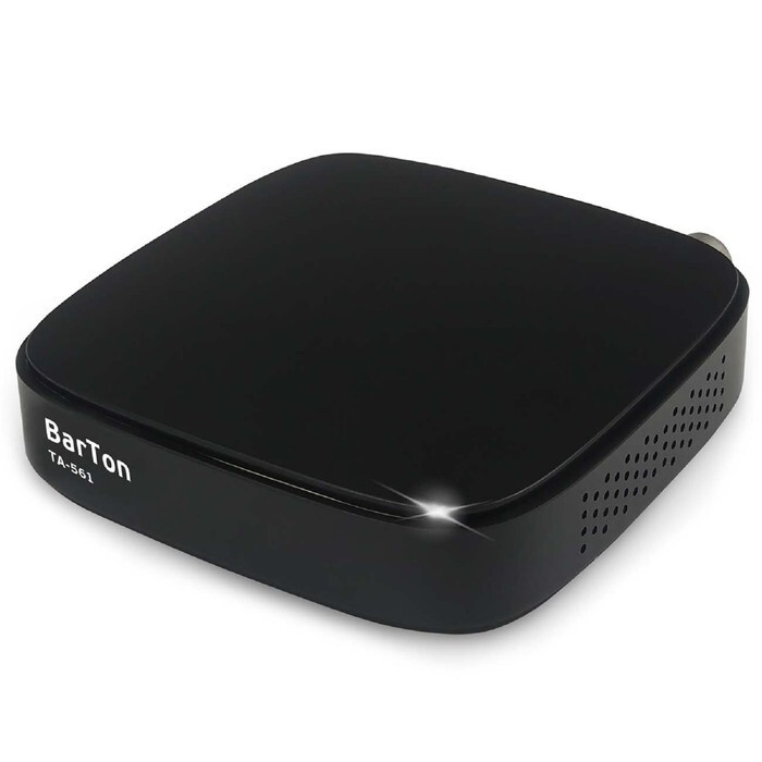 Приставка для цифрового ТВ BarTon TA-561, FullHD, DVB-T2, HDMI, USB, чёрная  #1