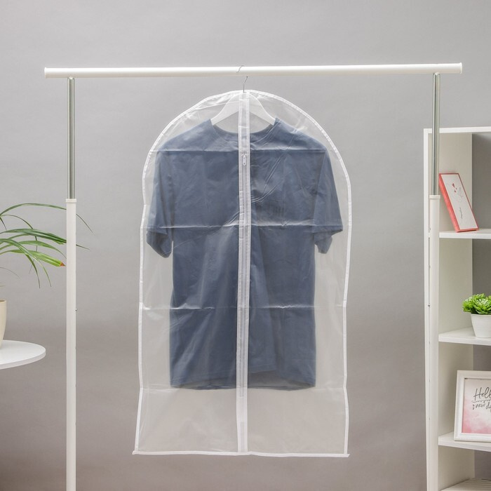Чехол для одежды "Воздушные шары", 60х100 см, PEVA, дизайн МИКС  #1