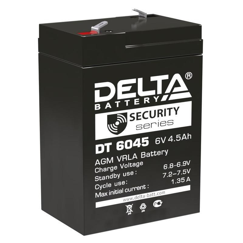 Аккумулятор 6В 4.5А.ч Delta DT 6045 #1