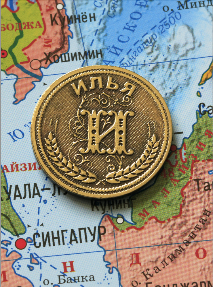 Именная монета Илья #1
