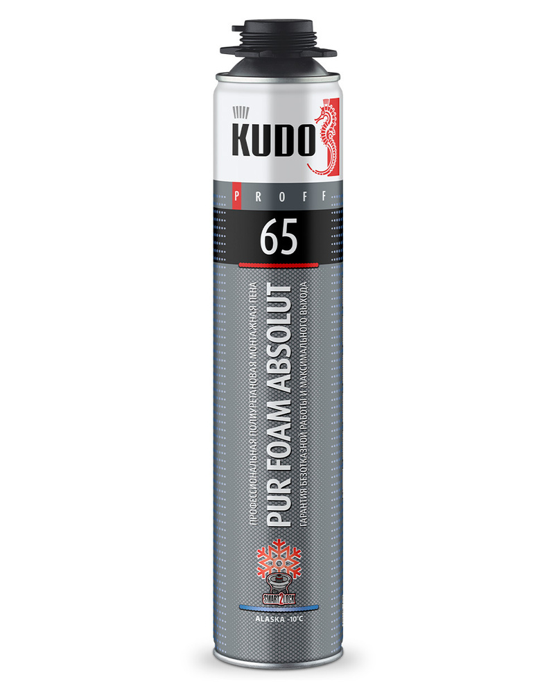 Профессиональная монтажная пена KUDO "ABSOLUT PROFF 65 ALASKA" Зимняя ...
