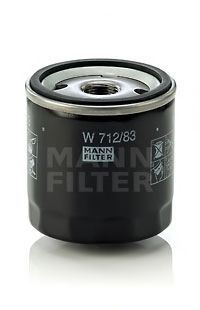 MANN FILTER Фильтр масляный арт. W71283 #1