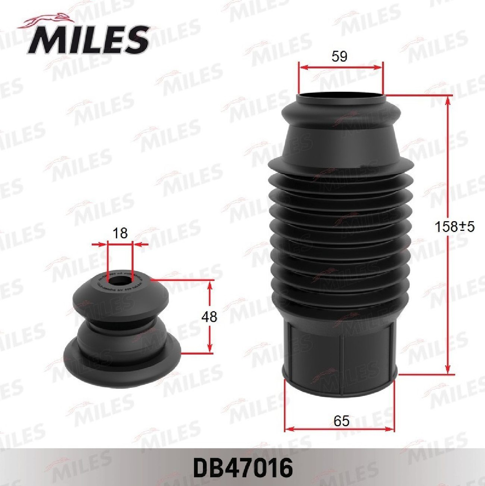 MILES Отбойник амортизатора, арт. DB47016 #1