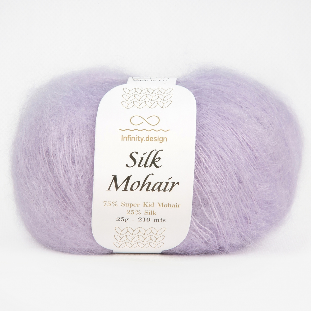 Пряжа для вязания Infinity Design Silk Mohair (5031 Lilac) 4 мотка #1