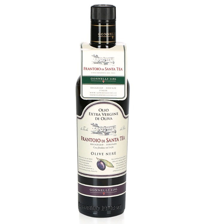 Масло оливковое "Gonnelli 1585 Frantoio di Santa Tea" из черных оливок Extra Vergine, регион Тоскана, #1