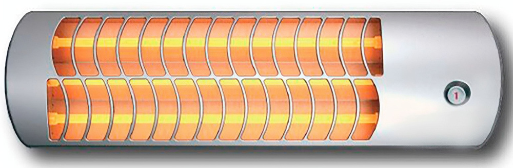 Обогреватель инфракрасный, настенный, мощность 2,0 кВт, обогрев до 20 кв. м. С кварцевой трубкой для #1