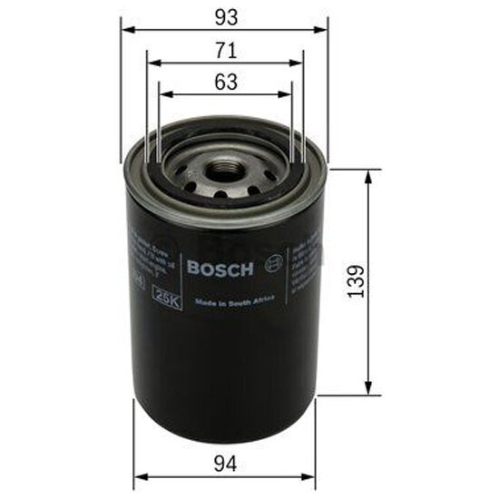 Bosch Фильтр масляный Bosch 0451103238 арт. 451103238 #1
