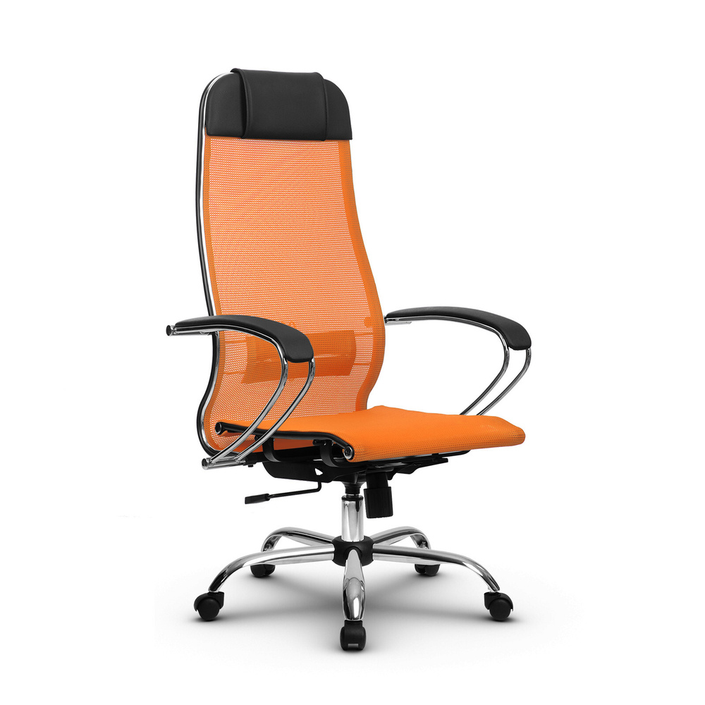 Компьютерное кресло МЕТТА-12(MPRU)/подл.131/осн.003 оранжевый #1