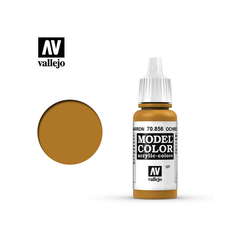 Краска для сборных моделей Vallejo, серия Model Color, номер 70.856 Ochre Brown  #1