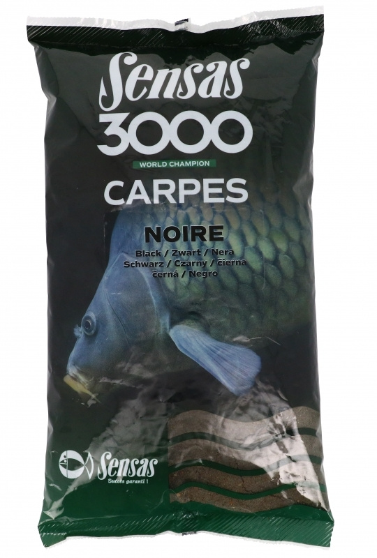 Прикормка Sensas 3000 CARP Noire 1кг (10181) #1