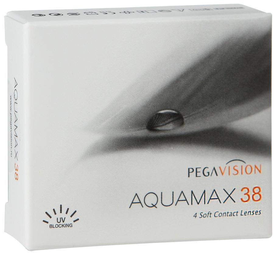 Контактные линзы Aquamax 38 квартальные 4 шт / -2,75 / 8,6 / 3 месяца  #1