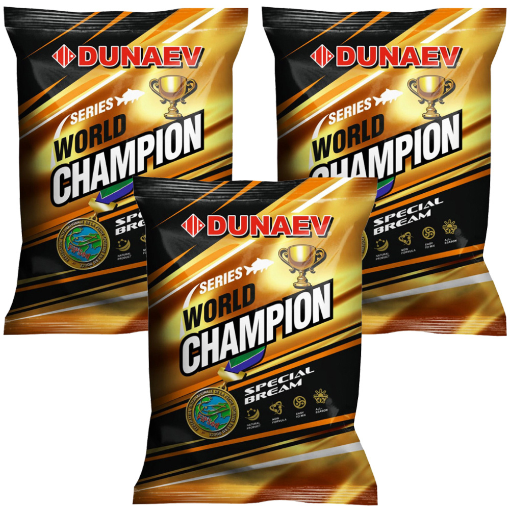 Прикормка Dunaev WORLD CHAMPION Bream Special (3 упаковки/ 3 кг) #1