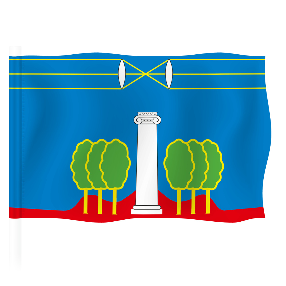 Флаг Красногорска / Флаг города Красногорск / 90x135 см. #1