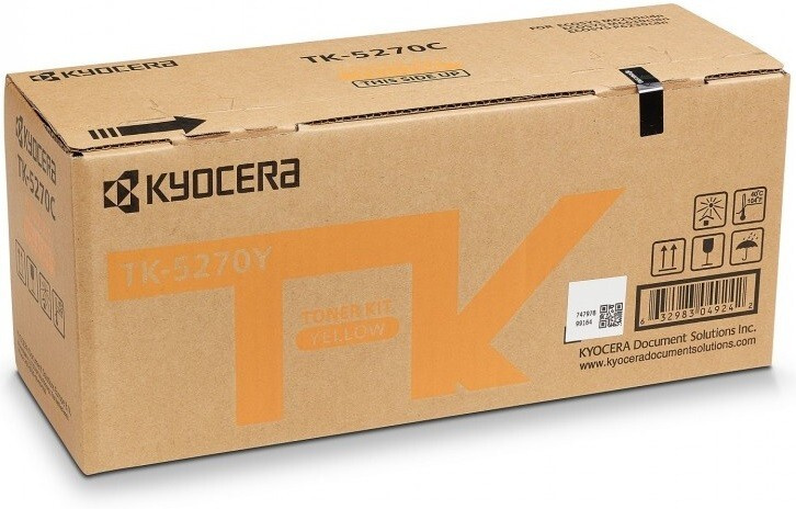 Картридж Kyocera TK-5270Y (1T02TVANL0) для Kyocera EcoSys M6230cidn/ M6630cidn/ P6230cdn, yellow, 6000 #1