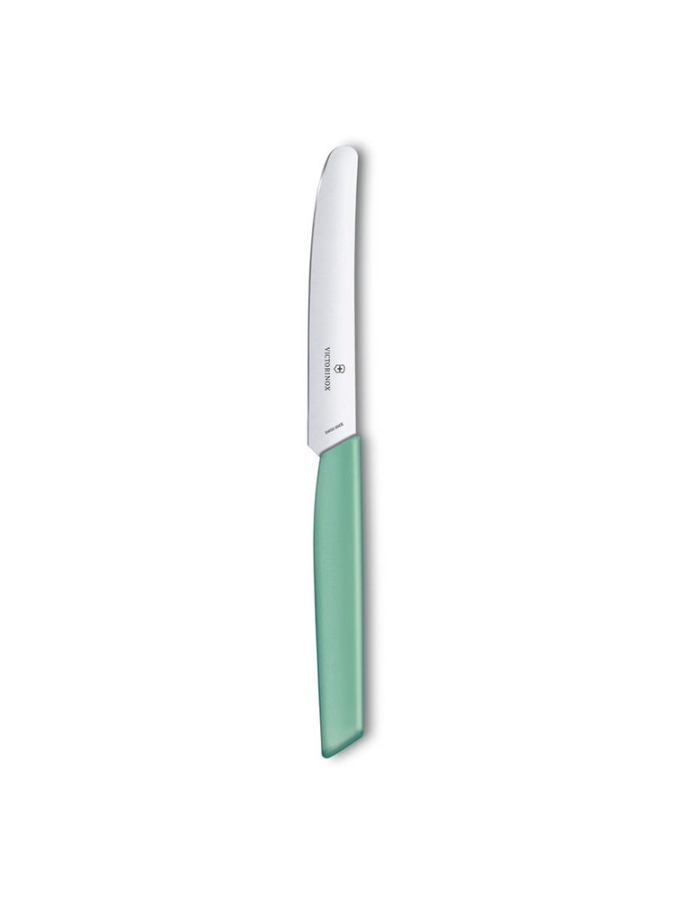 Нож Victorinox столовый, лезвие 11 см прямое, мятно-зелёный #1