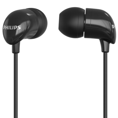 Philips Наушники проводные с микрофоном, 3.5 мм, черный #1