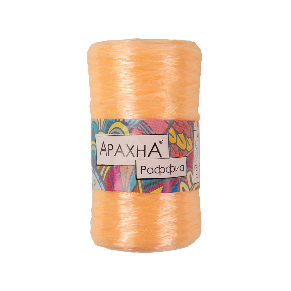 Пряжа Arachna "Raffia" 100% полипропилен 5 шт. х 50 г 10 г 200 м 12 м №42 чайная роза  #1