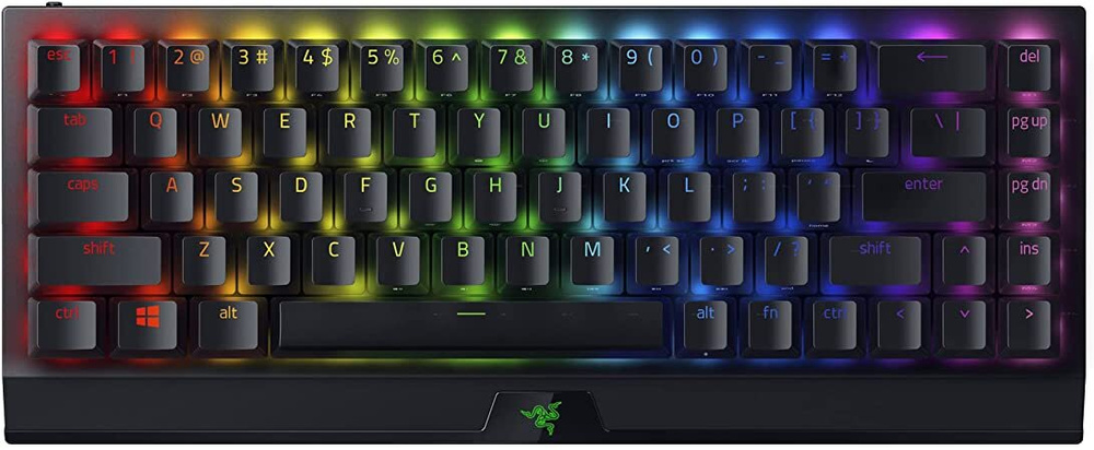 Razer Игровая клавиатура проводная BlackWidow V3 Mini, (Razer Green), черный  #1