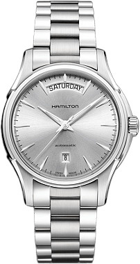 Швейцарские механические часы с автопозаводом Hamilton Jazzmaster Day Date Auto H32505151 на стальном #1