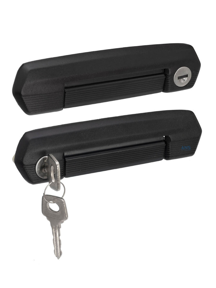 Ручки двери Нива Урбан, 2121,с цилиндрами и ключом, черные  #1