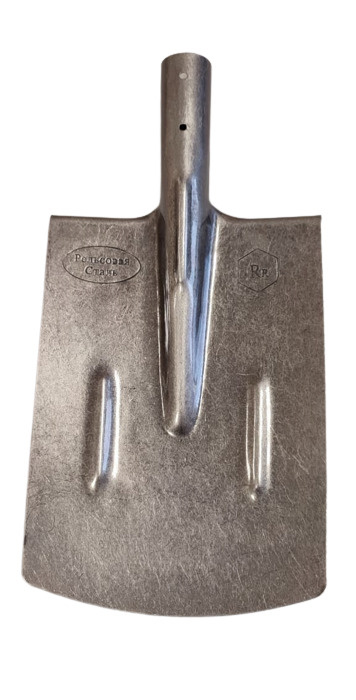Лопата штыковая прямоугольная (ЛШП), материал: рельсовая сталь, прочная, удобная, острая, для сада, огорода, #1
