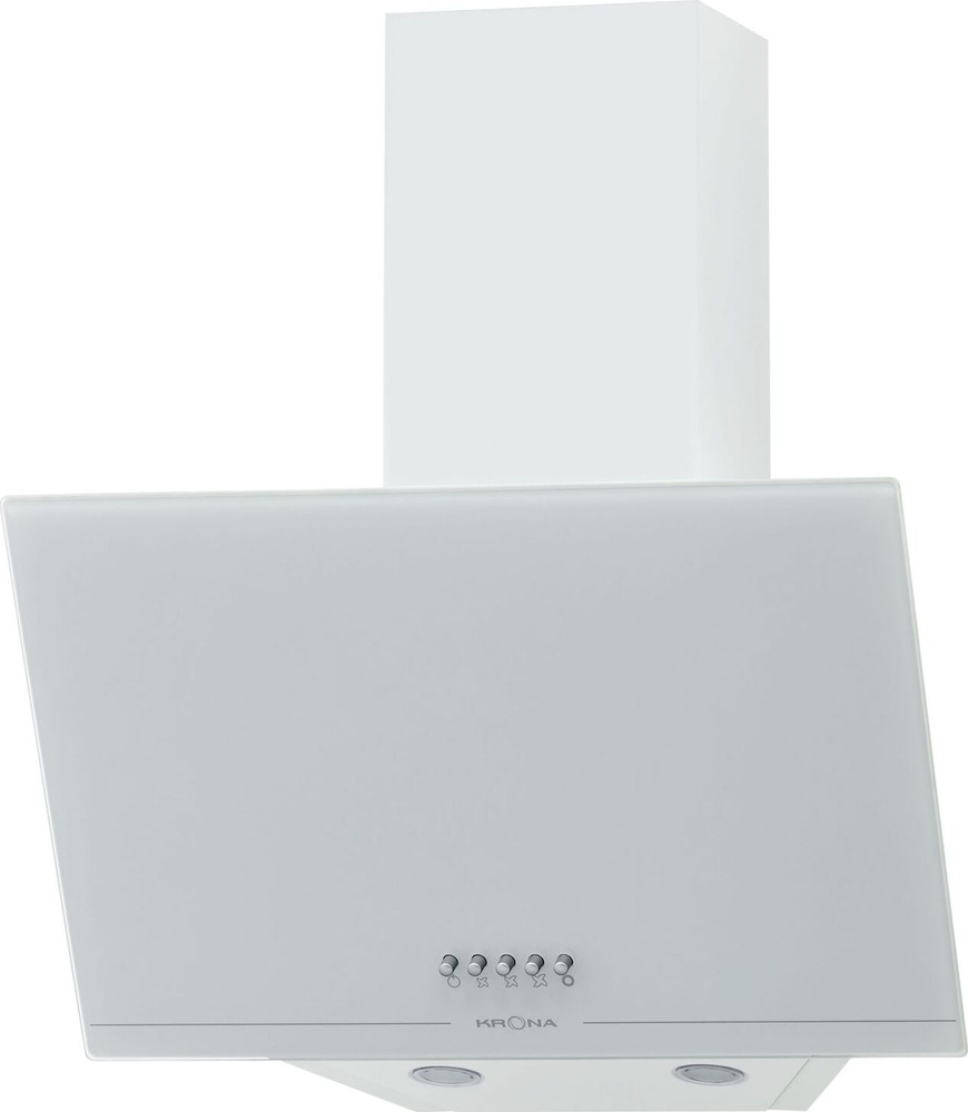 Вытяжка кухонная KRONA JINA 500 PB наклонная, белая. Уцененный товар  #1