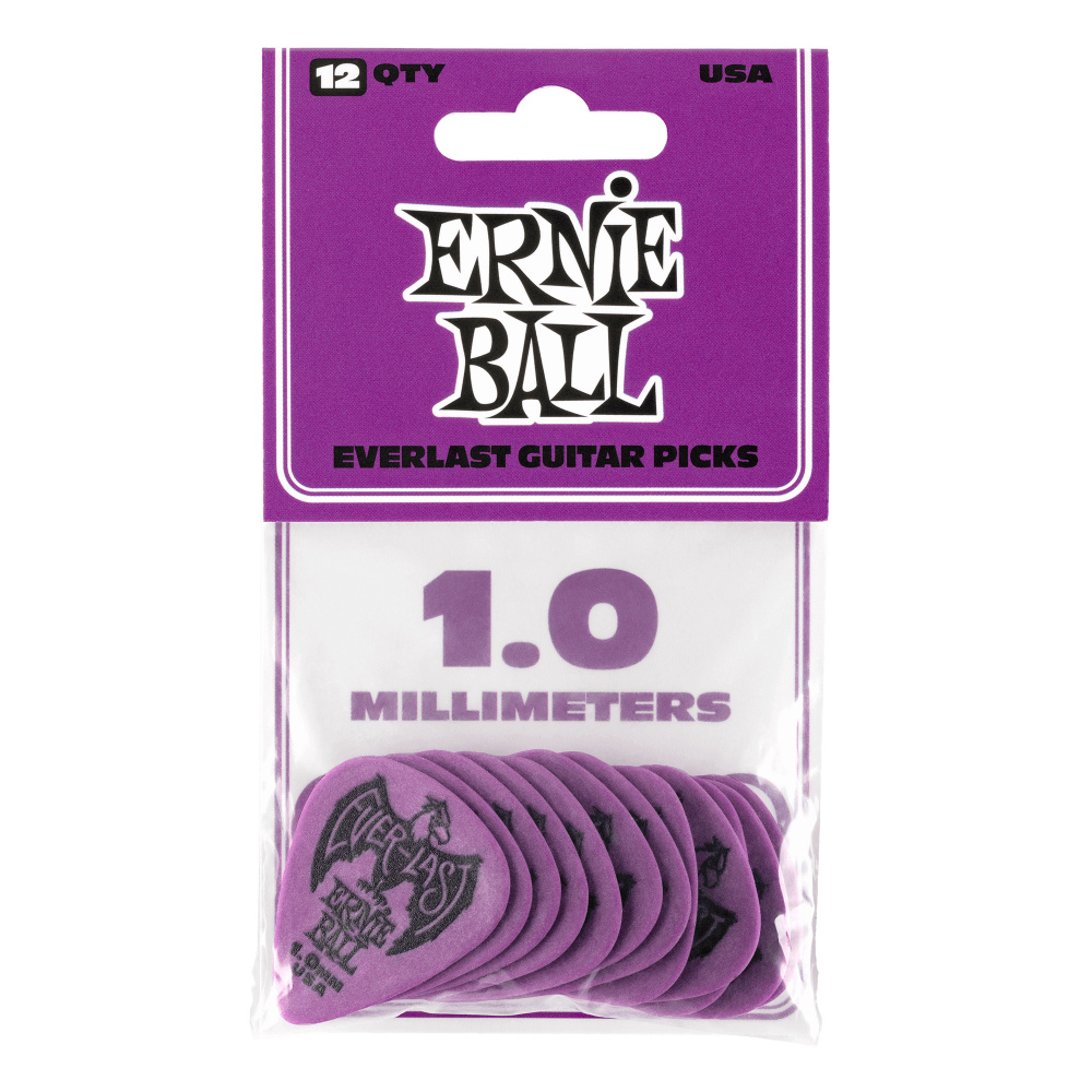 ERNIE BALL EVERLAST 9193 Медиаторы 1.0 mm, 12 шт #1