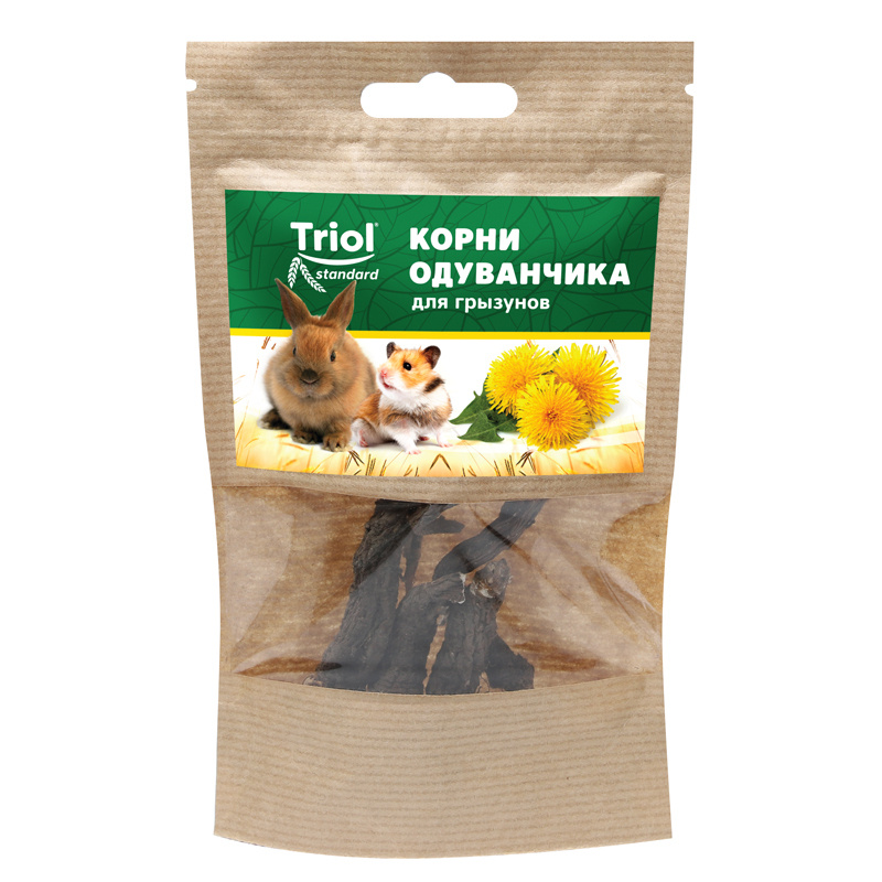 Лакомство корни одуванчика для грызунов, 10г, Тriol Standard #1