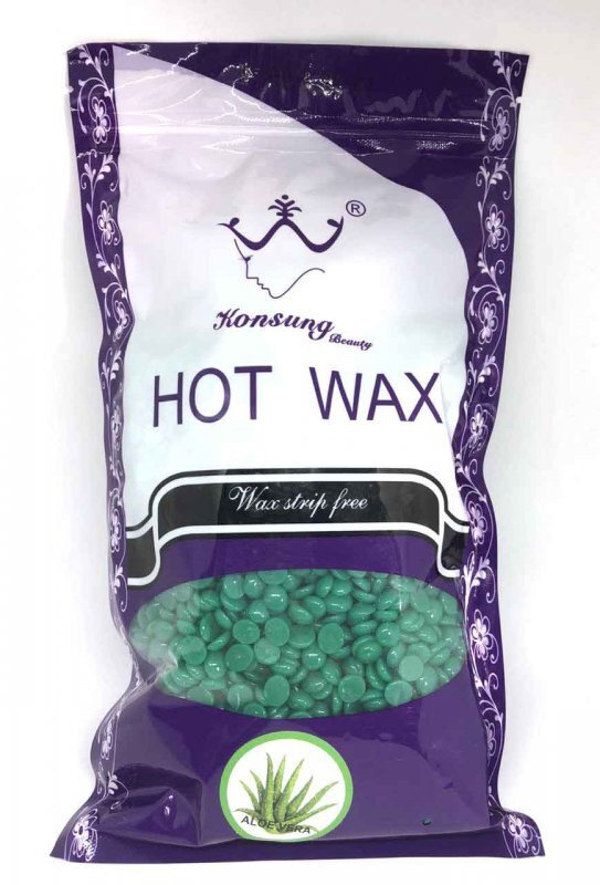 MK professional Горячий воск в гранулах для депиляции Hot Wax Алое, 500 г  #1