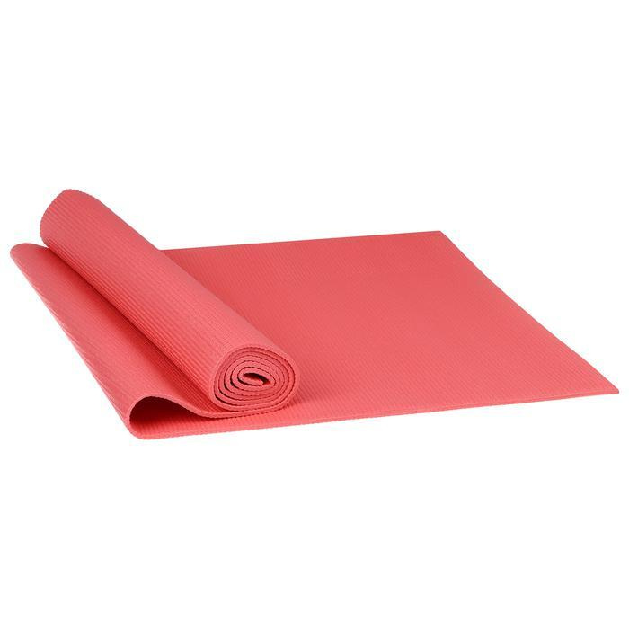 Коврик для йоги 173 х 61 х 0,5 см, цвет розовый #1
