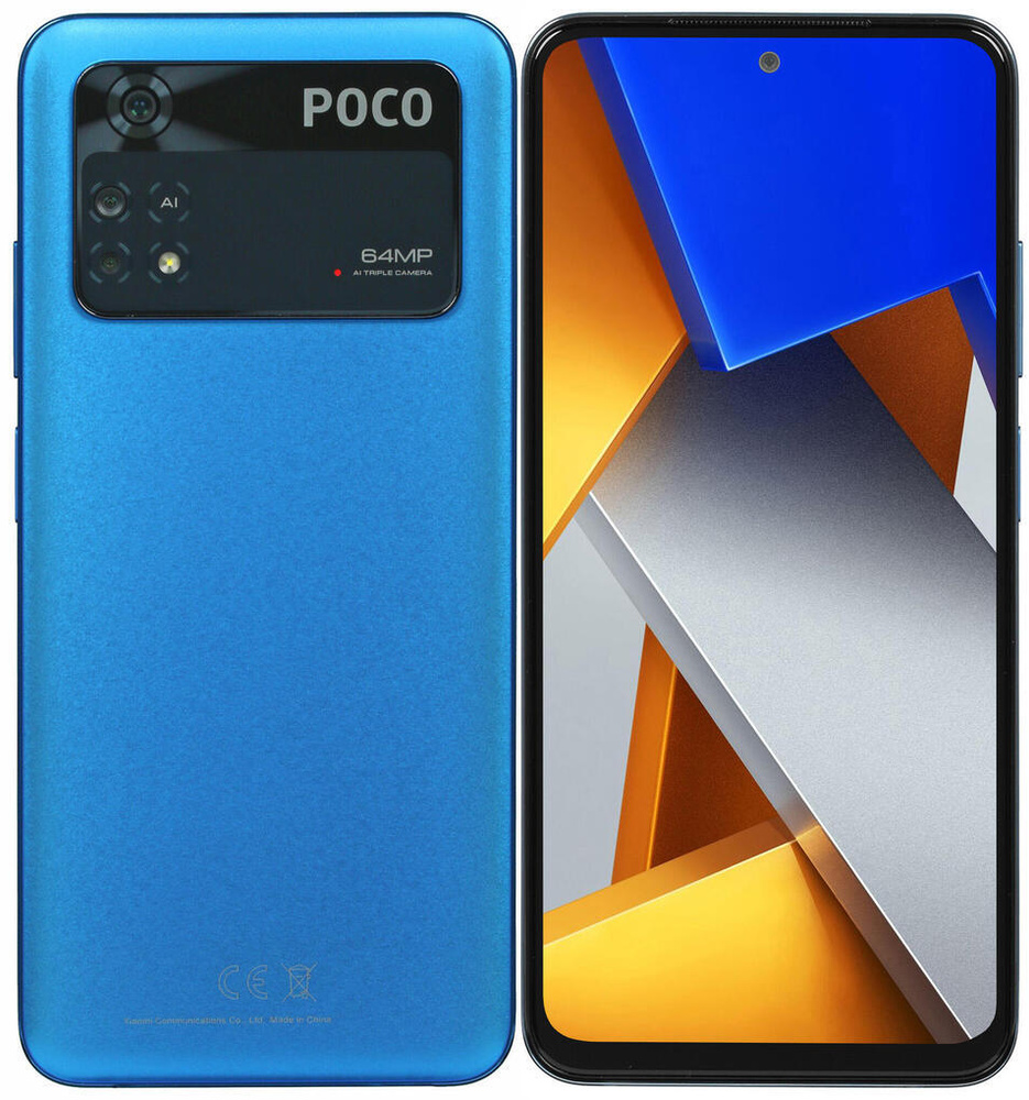 Poco Смартфон M4 Pro 4G (MZB0B0NRU) 6/128 ГБ, синий #1