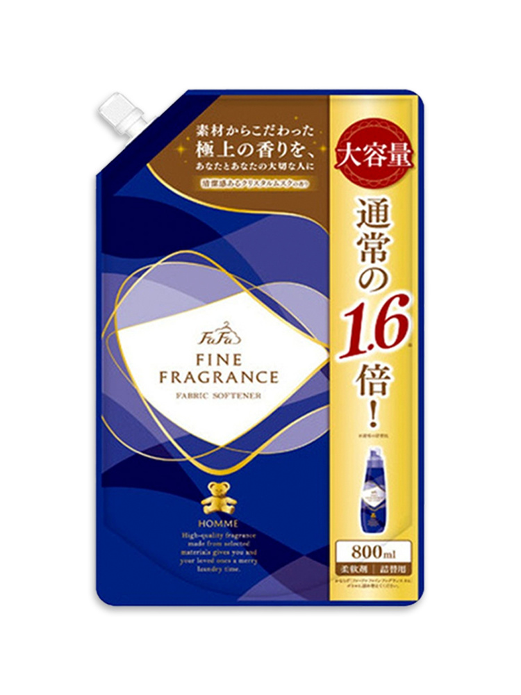 Nissan FaFa Японский кондиционер для белья Fine Fragrance Homme с цветочным ароматом 800мл.  #1